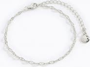 Mint & Lily Petal Chain Bracelet