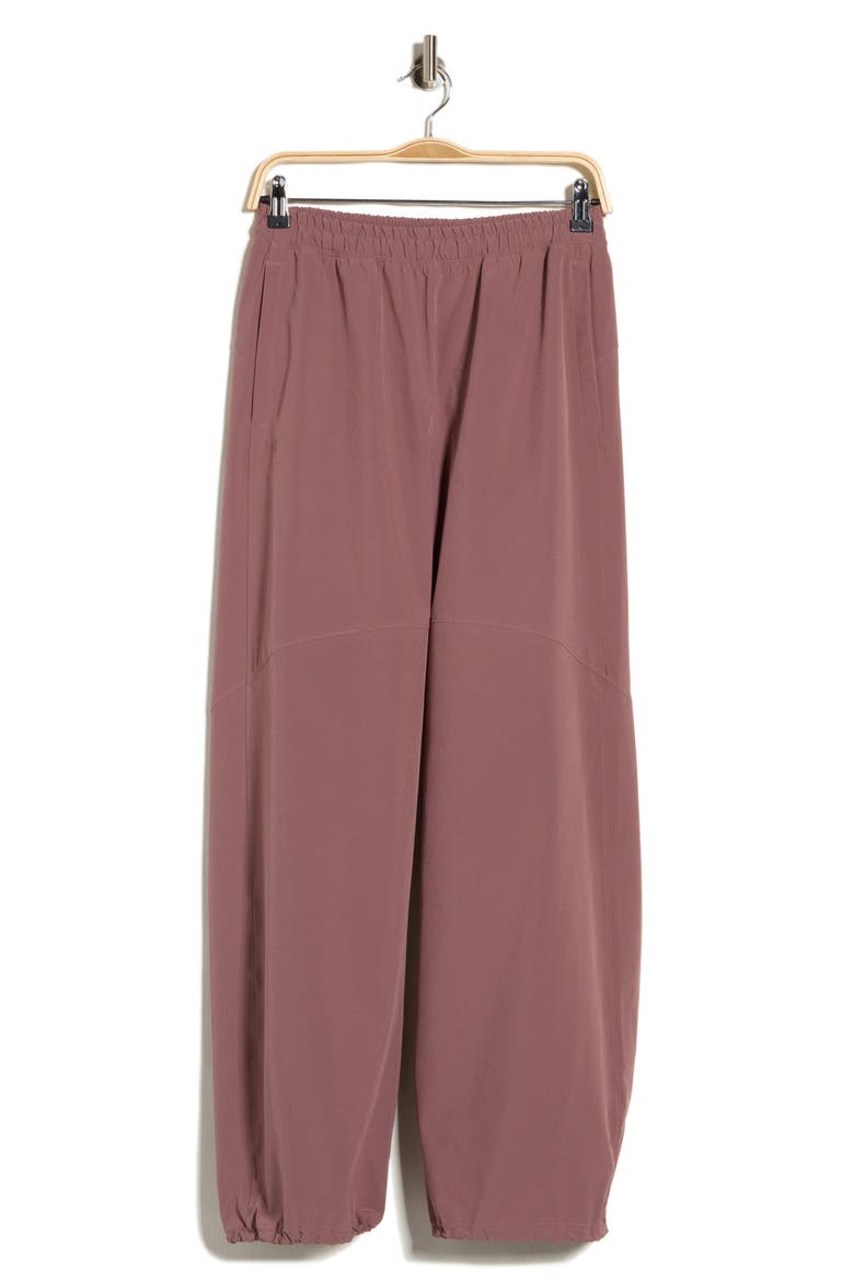 Rival Performance Woven Gym Pants, Main, color, MAROON MIST