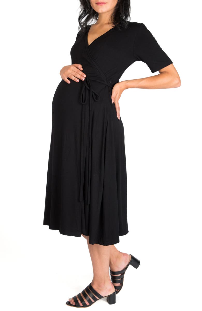 Nom Maternity Maya Maternity/Nursing Wrap Dress, Alternate, color,