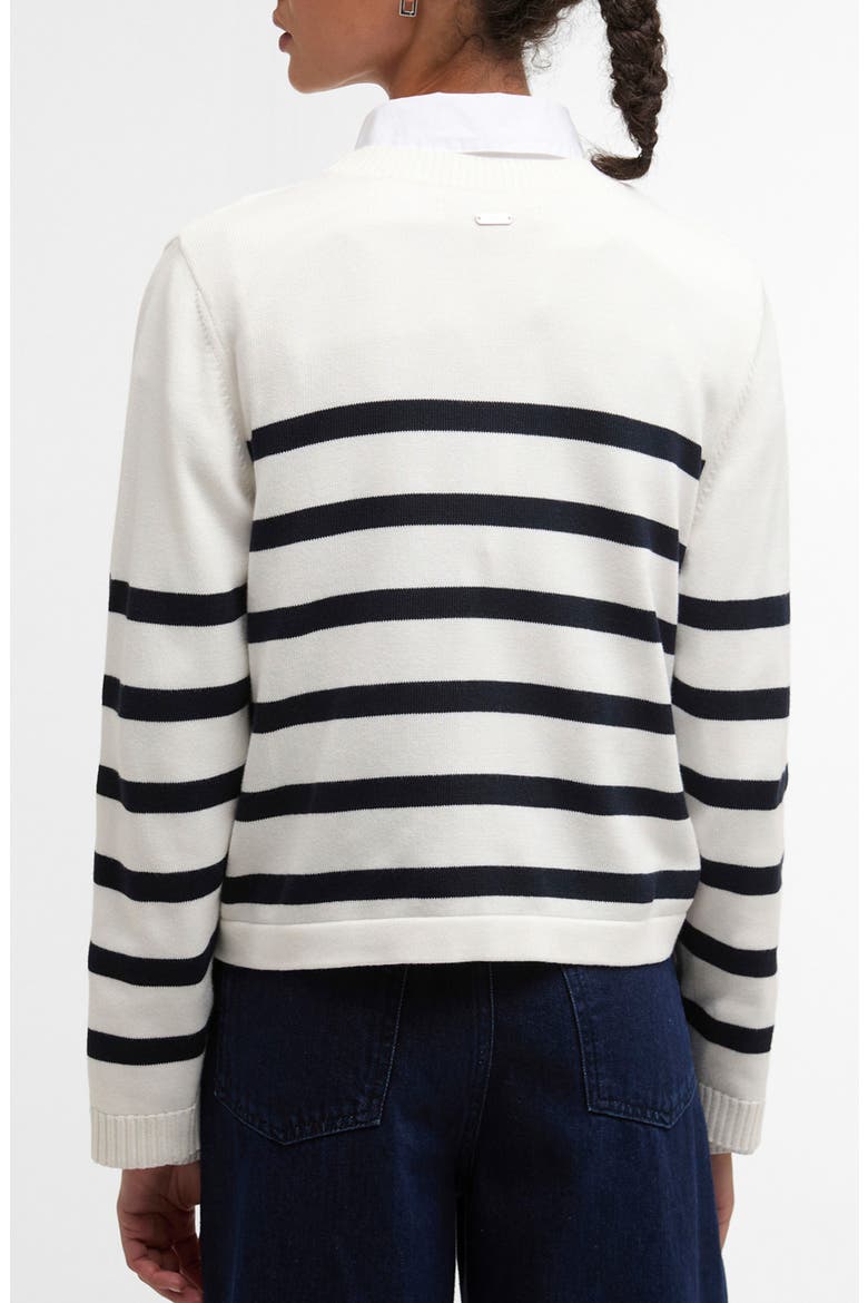 Fern Stripe Sweater, Alternate, color, CLOUD/ NAVY