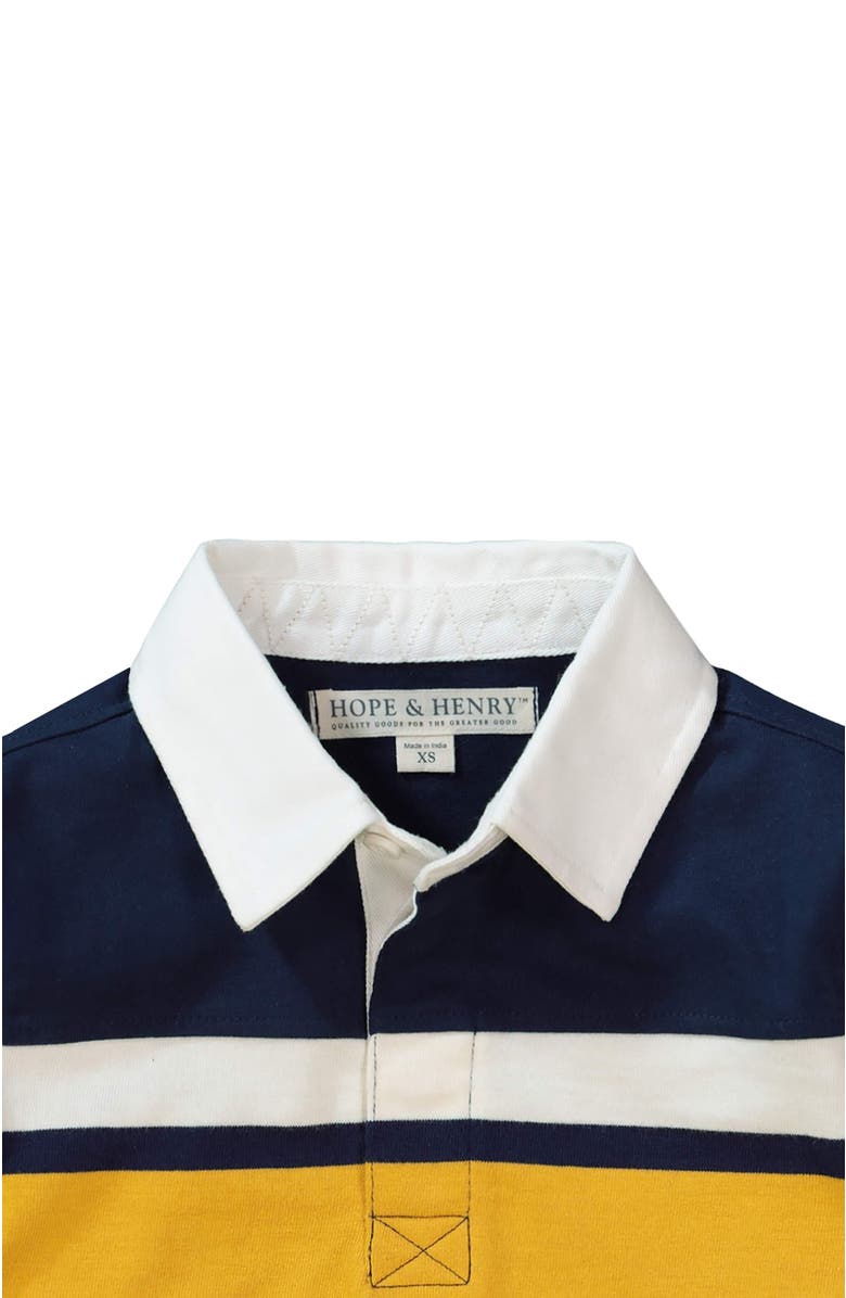 Hope & Henry Boys' Organic Rugby Shirt, Kids, Alternate, color, 