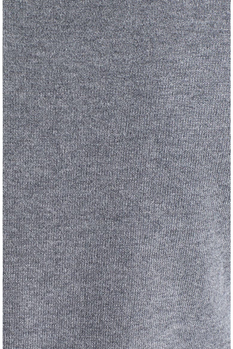 'Letterman' Sweater, Alternate, color, MEDIUM HEATHER GREY COMBO
