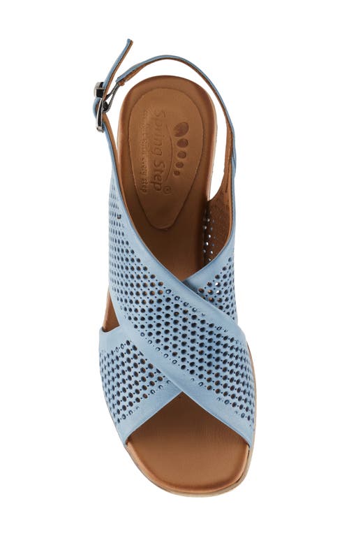 Spring Step Luanca Slingback Sandal In Blue
