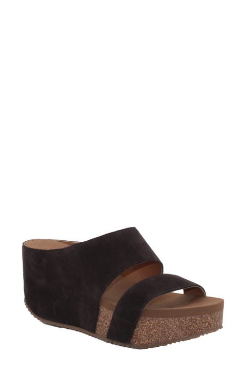 Remini Platform Wedge Slide Sandal (Women)