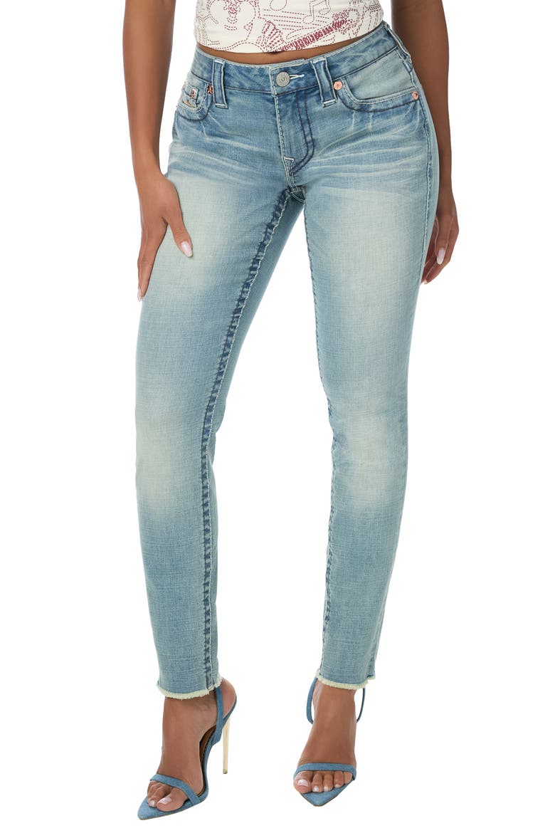 Jennie Mid Rise Skinny Jeans, Main, color, SEASIDE PEARL