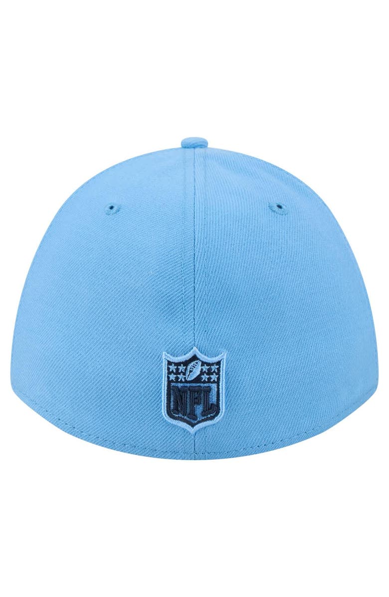 New Era Men's New Era  Light Blue Tennessee Titans Team Collection 39THIRTY M-Crown Flex Hat, Alternate, color, Light Blue
