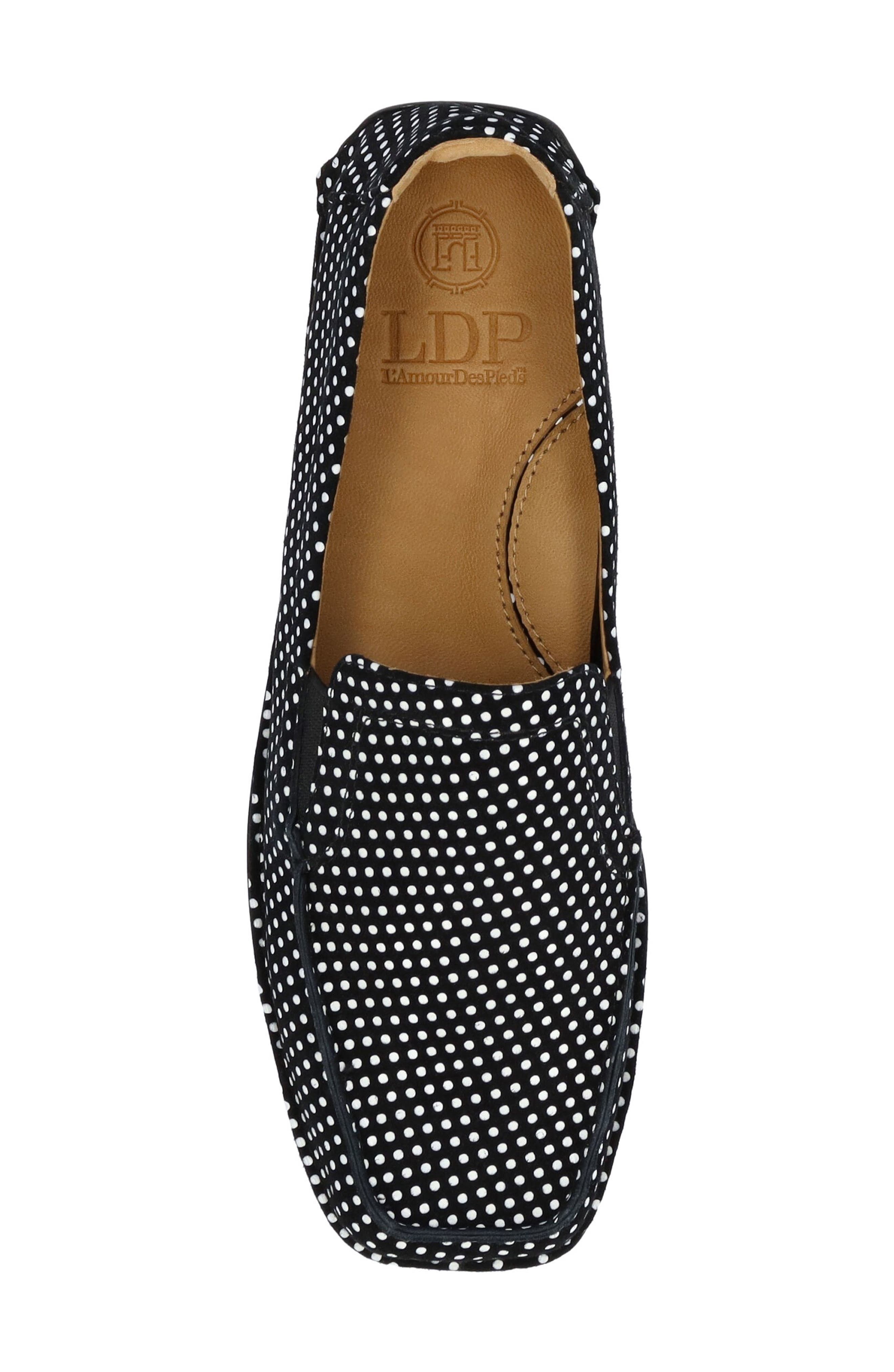 L'Amour des Pieds Falira Loafer, Alternate, color, Black/ White