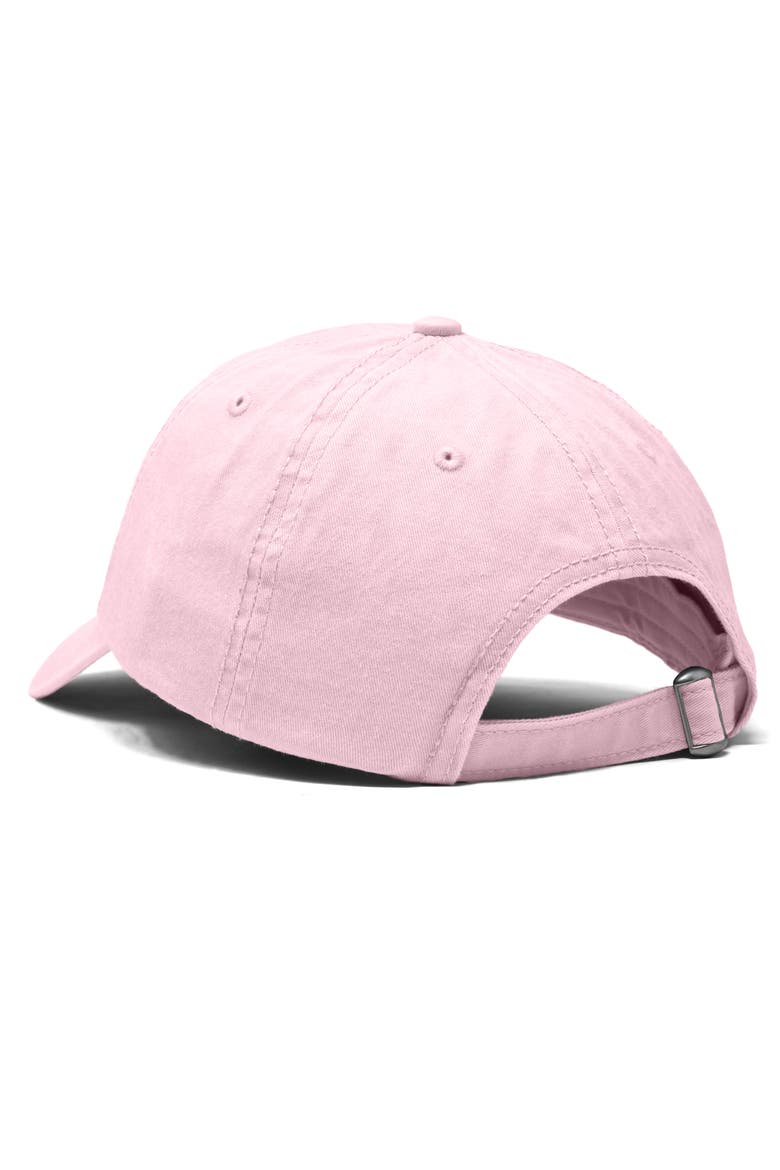 Froggy Unicorn Embroidered Cap, Alternate, color, Washed Pink
