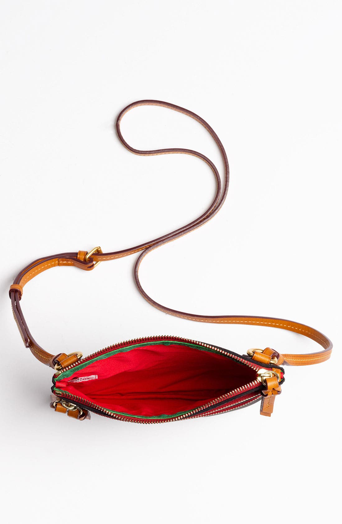 Dooney & Bourke Triple Zip Crossbody Bag, Alternate, color, 