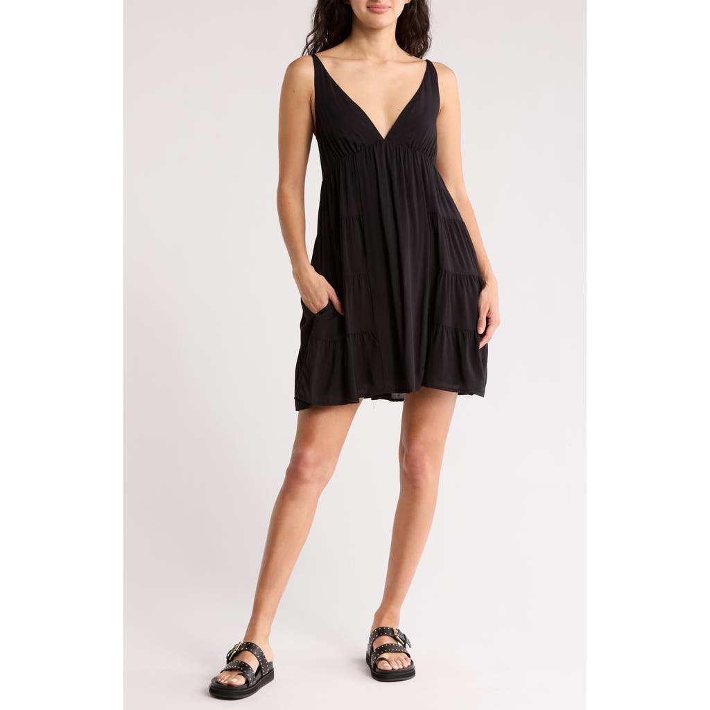 WISHLIST WISHLIST EMPIRE WAIST MINIDRESS