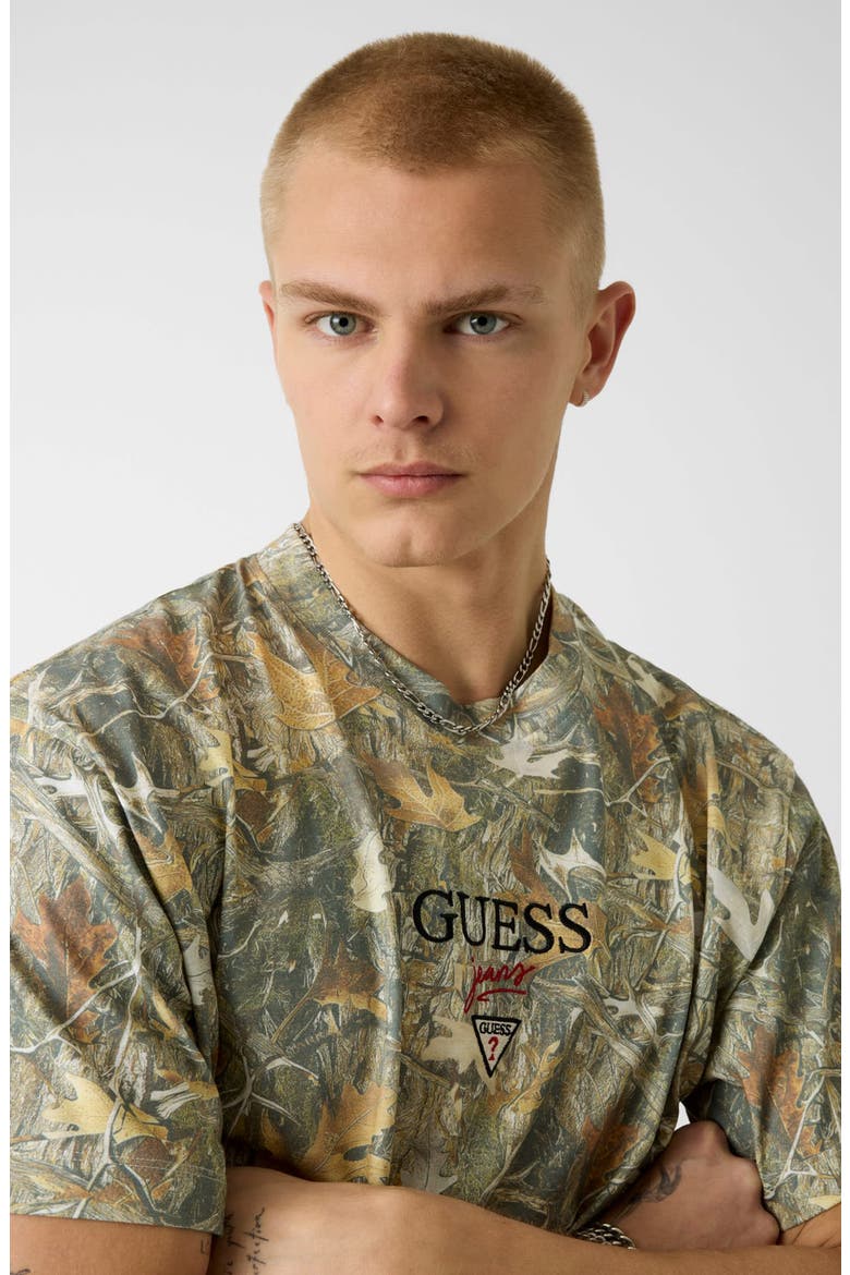 Baker Logo Camouflage Graphic T-Shirt, Alternate, color, CAMO- BROWN