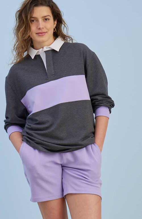 Jambys Soffle Shorts In Lavender