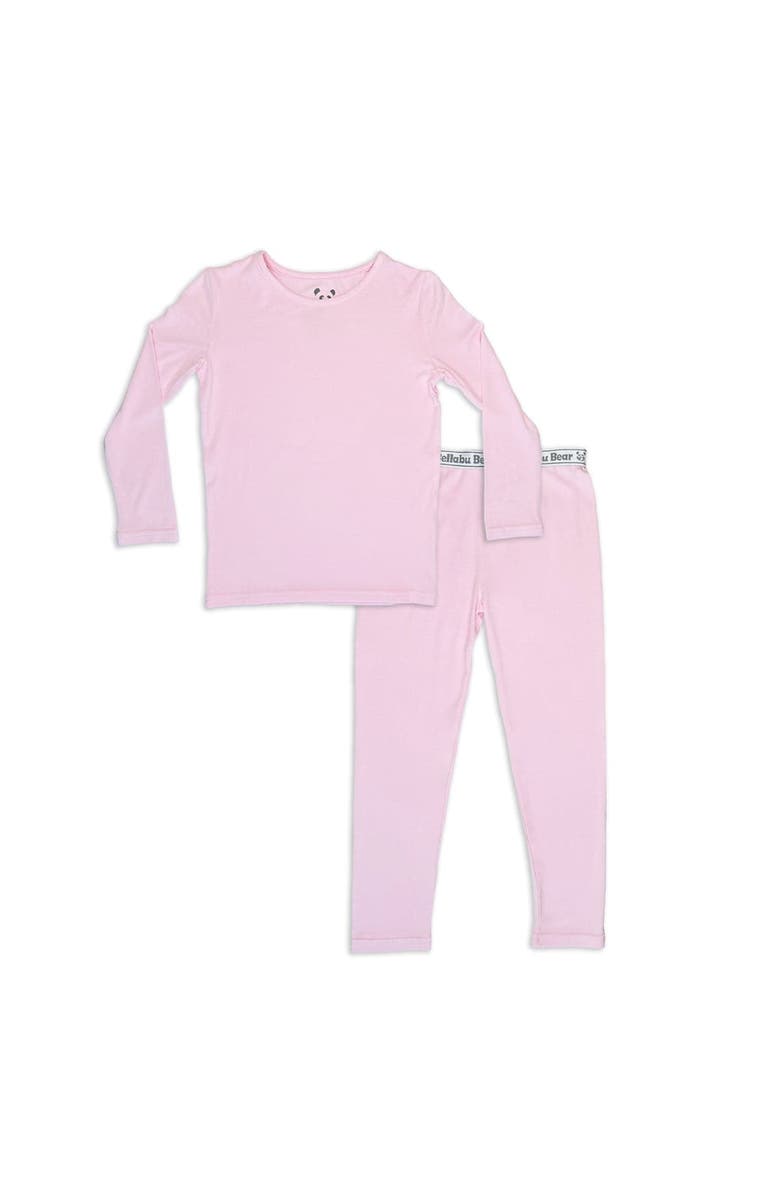 Bellabu Bear Kids' Blush Pink Set of 2 Piece Pajamas, Main, color, Blush Pink