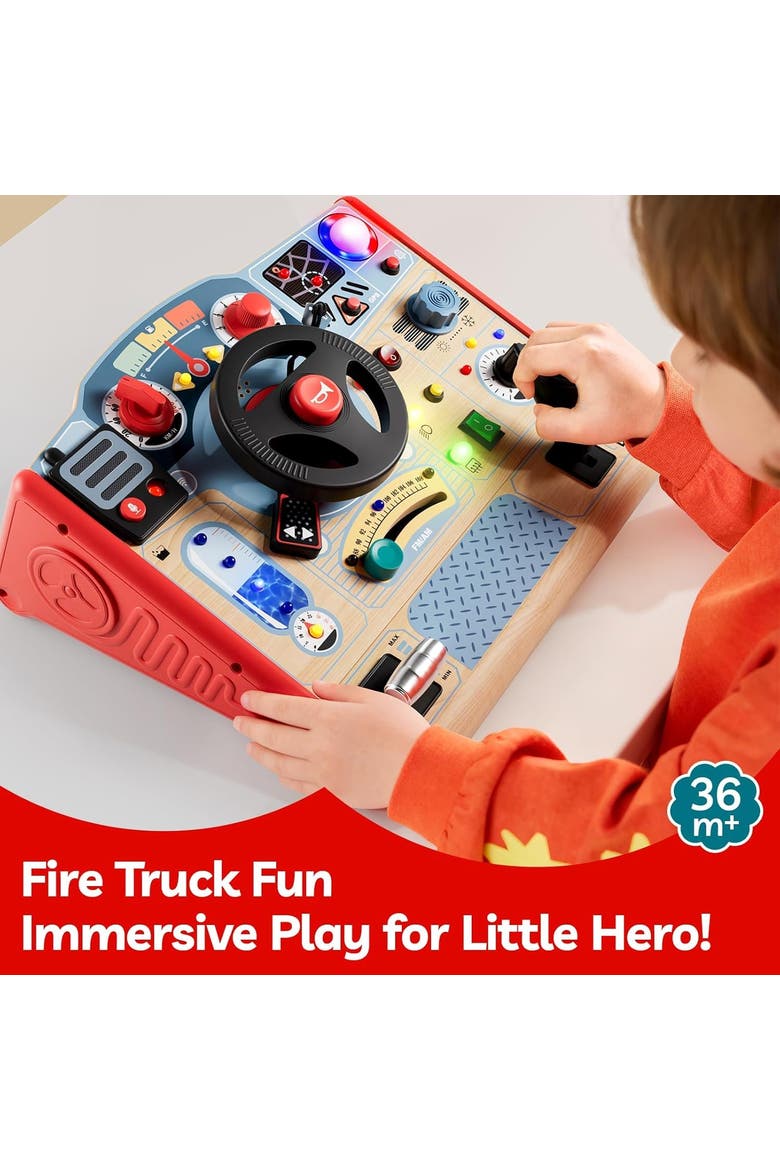 Kids Car Driving Busy Board Sensory Montessori Toy, Alternate, color, Multicolor