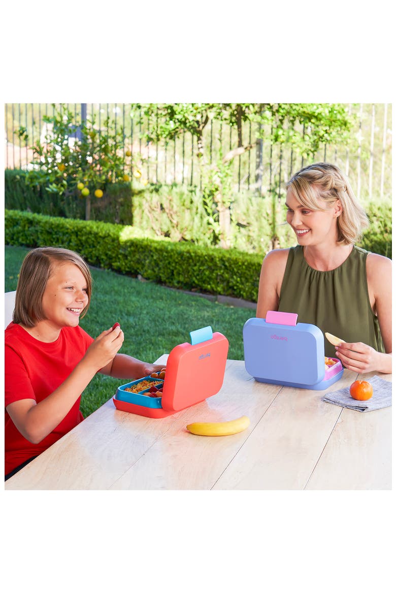 Pop Lunch Box - Coral/Teal, Alternate, color, RED TURQUOISE