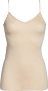 Hanro Seamless V-Neck Cotton Camisole