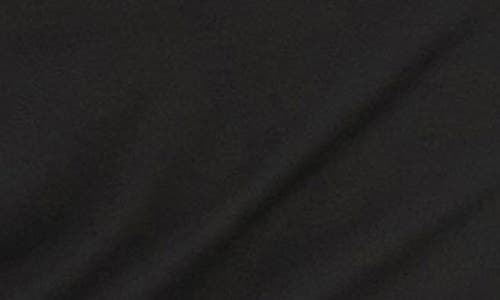 Reformation Willow Asymmetric Long Sleeve Minidress In Black