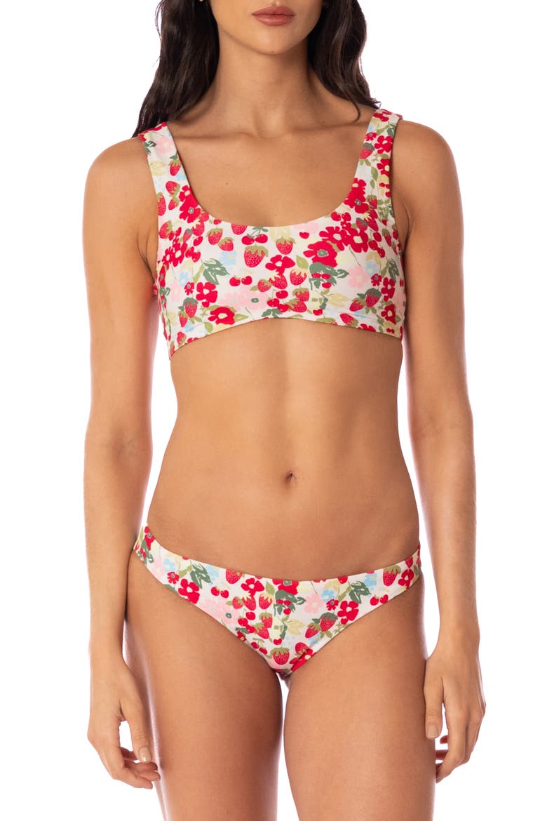 Dazzle Reversible Bikini Top, Alternate, color, OPEN WHITE