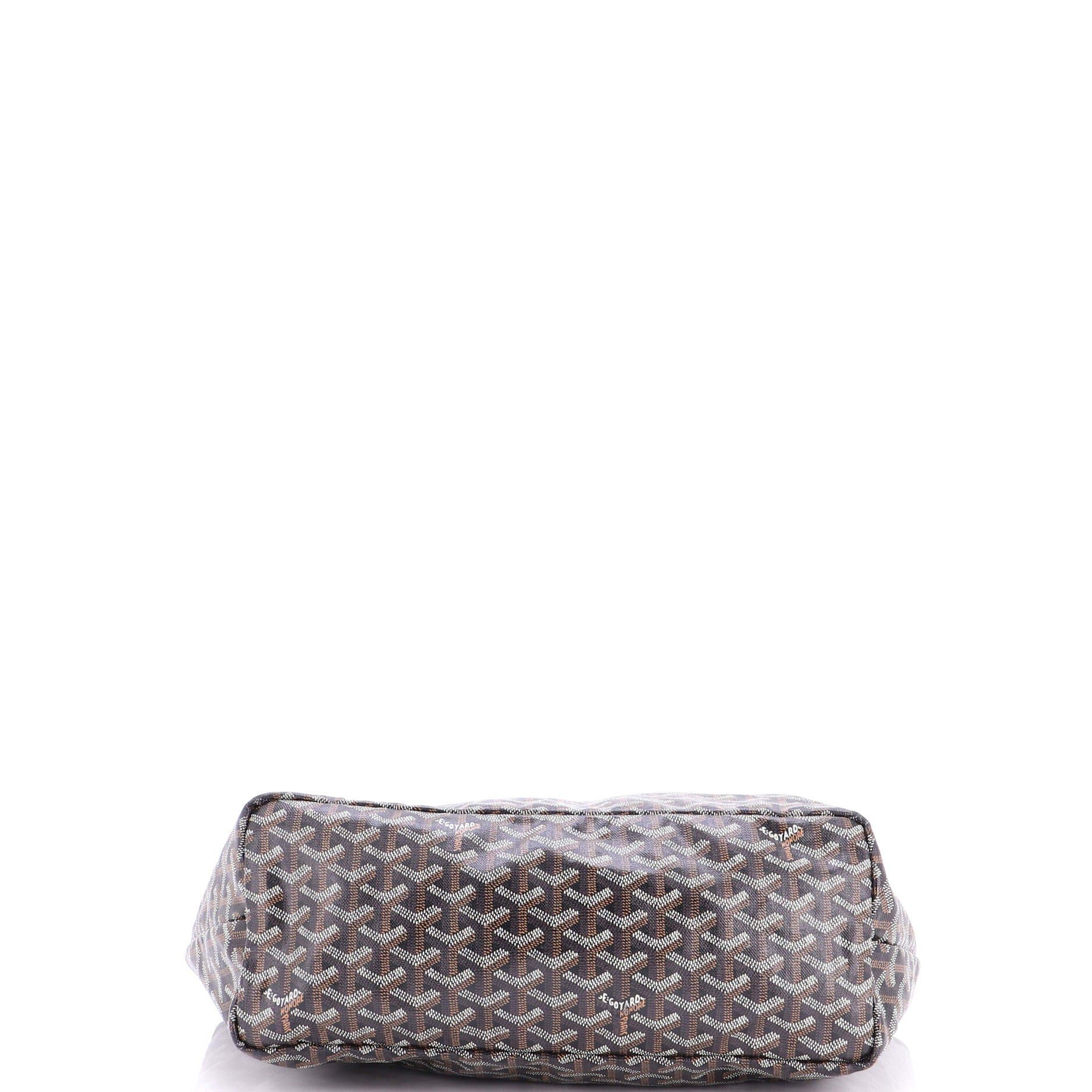 Pre-Owned Goyard Saint Louis Tote Coated Canvas PM, Alternate, color, Black