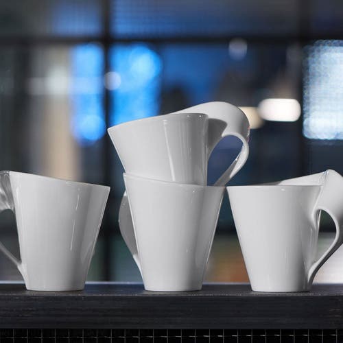 Villeroy & Boch Newwave Caffè Set Of 4mug In White