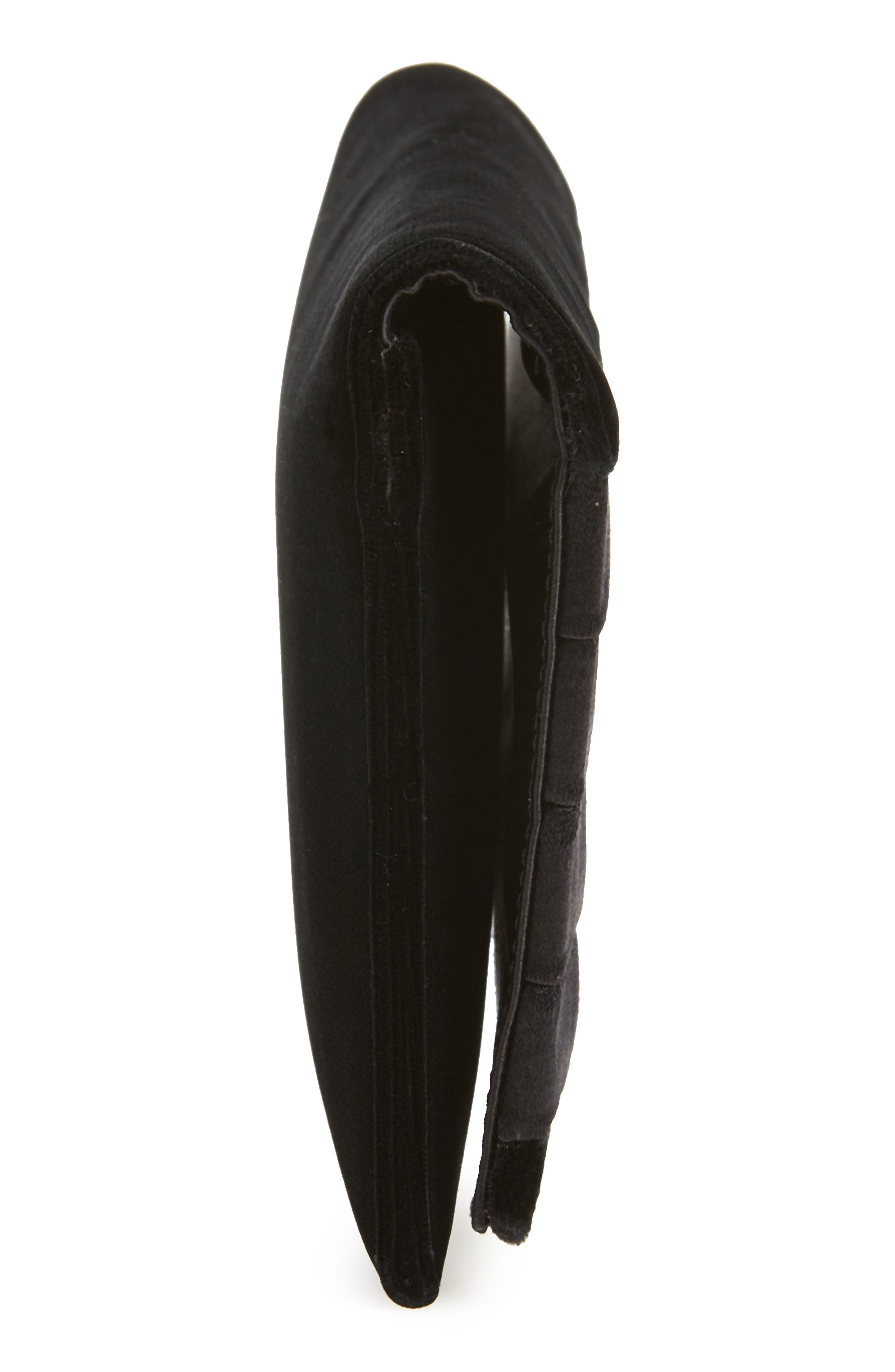 Saint Laurent Smoking Satin & Velvet Clutch, Alternate, color, 