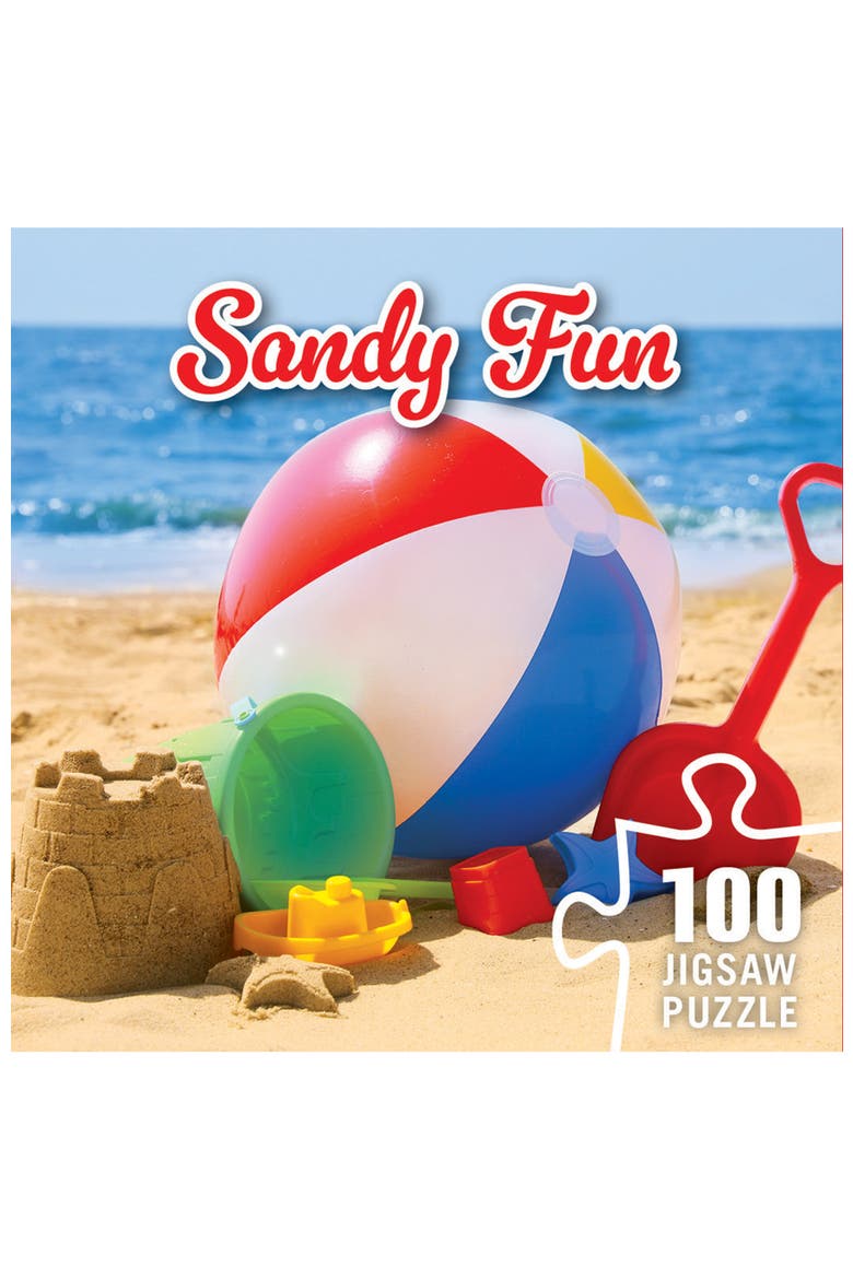 Sandy Fun 100 Piece Jigsaw Puzzle, Alternate, color, Multicolor