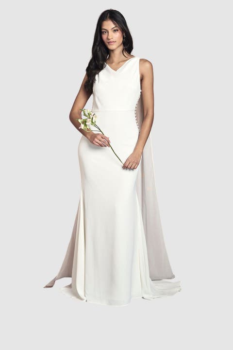 Petite Chiffon Maxi Dress