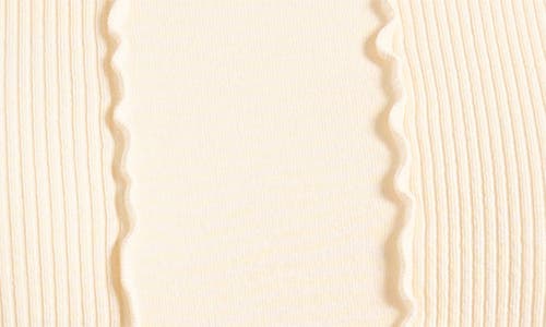 Nation Ltd Nico Seam Rib Organic Cotton Top In Parchment