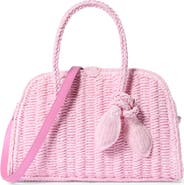 Jacquemus Le Petit Turismo Raffia Bowling Bag