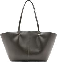 MANGO Faux Leather Shopper Bag