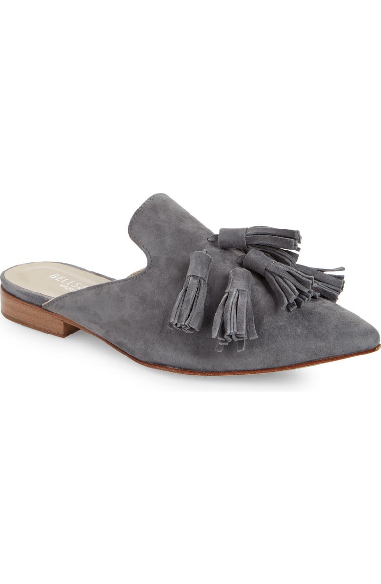 BELLS & BECKS Mirella Pointed Toe Tassel Mule, Main, color,