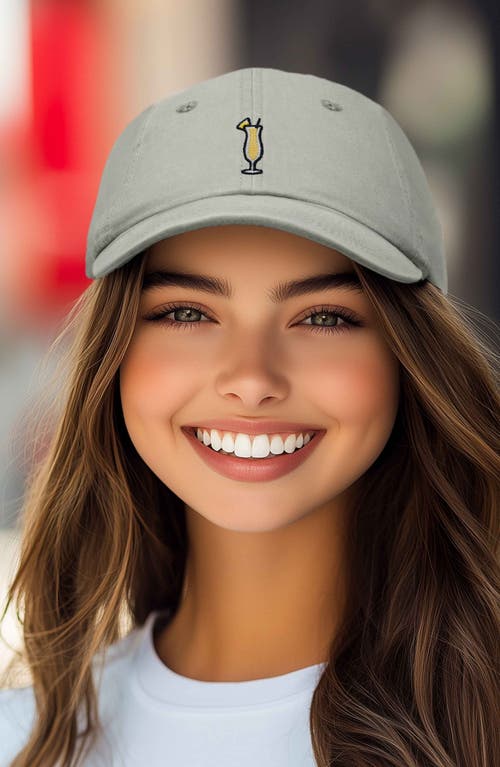 DALIX DALIX PINA COLADA EMBROIDERED DAD CAP 