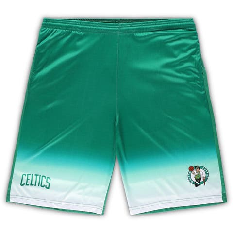 Men's Fanatics Branded Kelly Green Boston Celtics Big & Tall Fadeaway Shorts