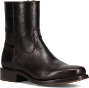 Frye Campus Suede Plain Toe Zip Boot