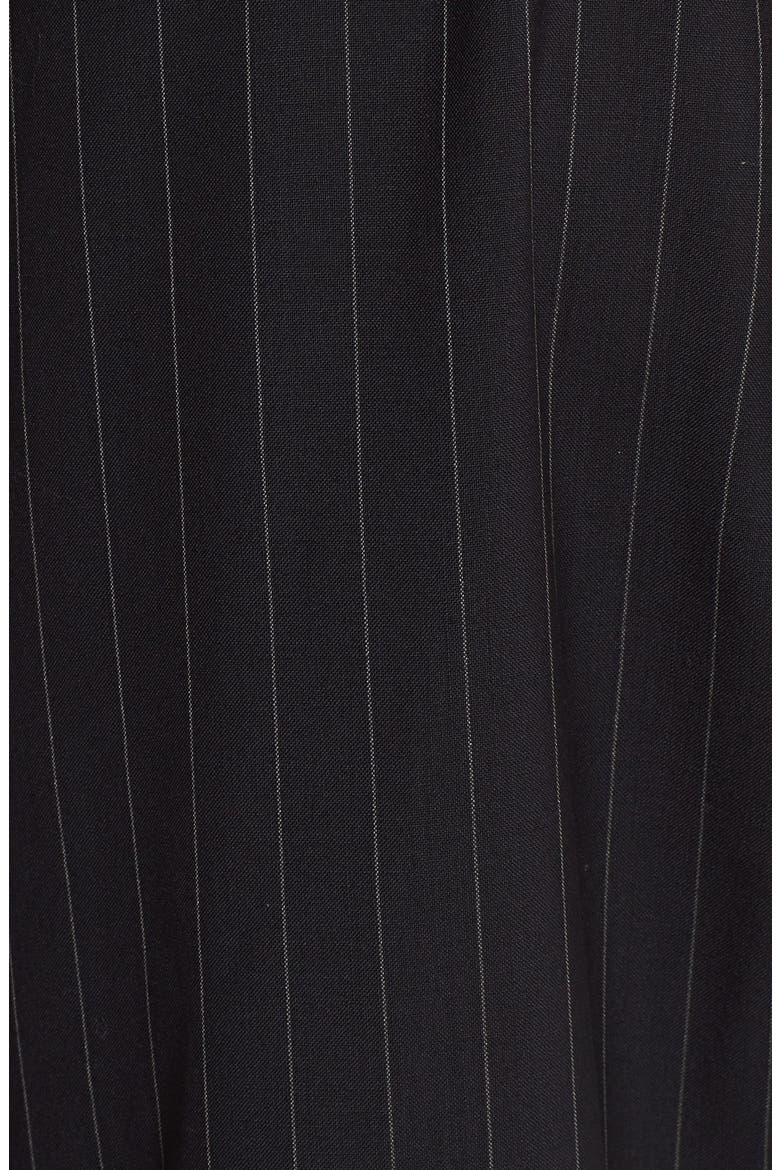 Pinstripe Track Pants, Alternate, color, JET