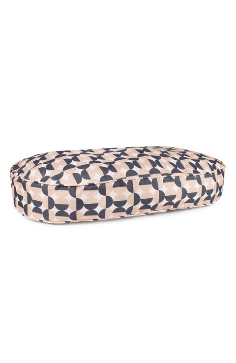 Geo Oval Lounger Pet Bed