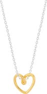Estella Bartlett Wire Heart Pendant Necklace