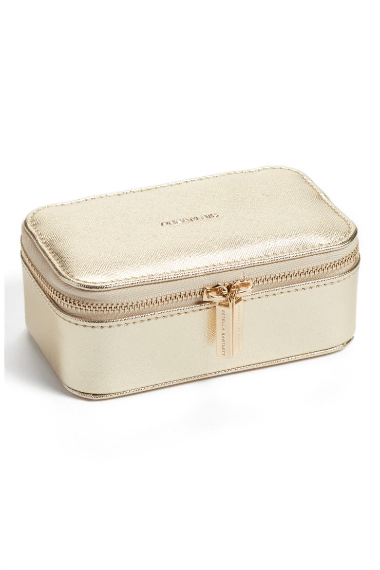 Mini Jewelry Box, Main, color, GOLD