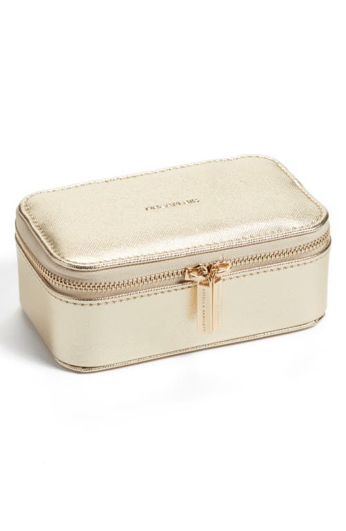 Estella Bartlett Mini Jewelry Box in Gold at Nordstrom