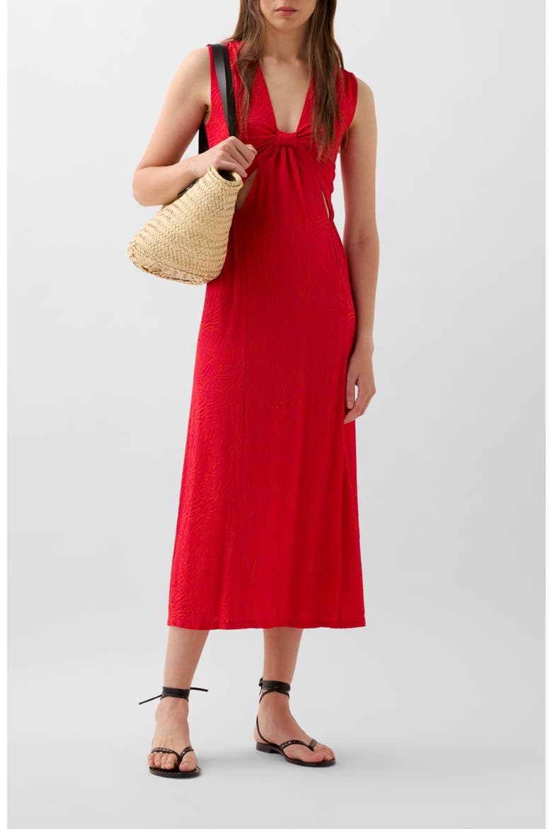 Cut Out Dress, Main, color, Red