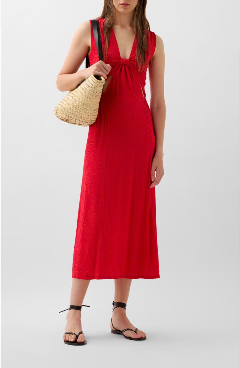 Scalpers Cut Out Dress, Main, color, Red