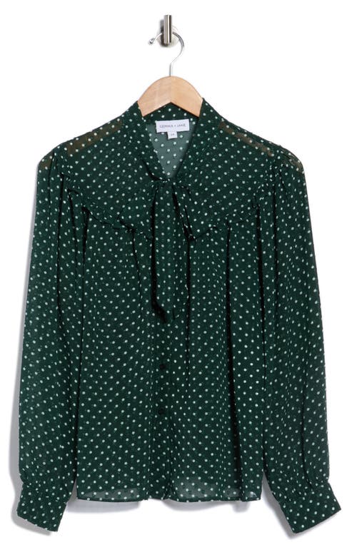 Gemma + Jane Tie Neck Button-up Shirt