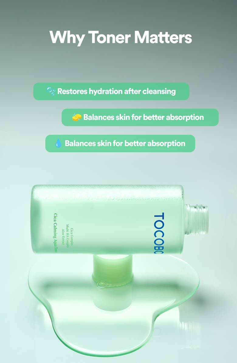 Tocobo Cica Calming Aqua Toner, Alternate, color,
