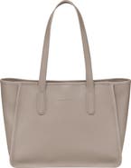 Longchamp Le Foulonné Leather Shoulder Tote