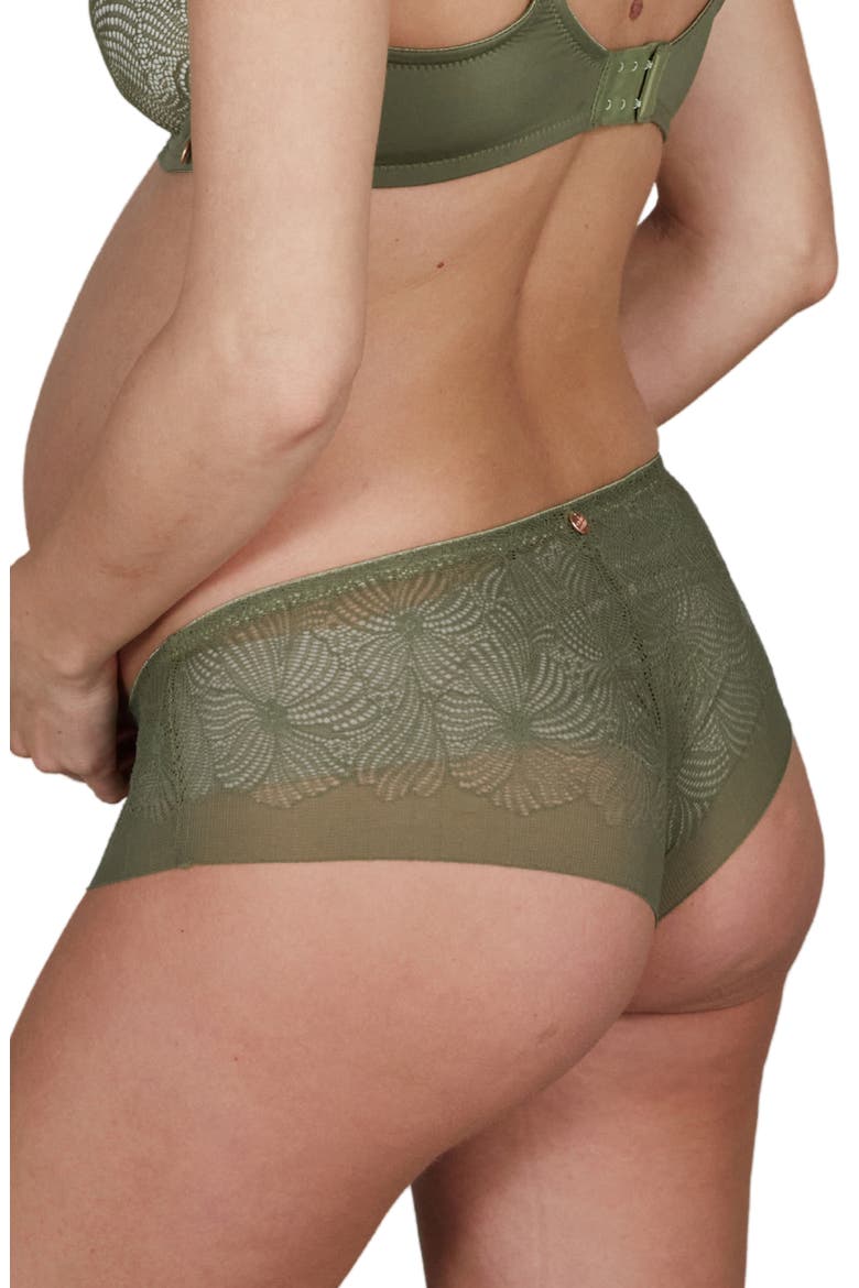 Dahlia maternity shorts, Alternate, color, KHAKI