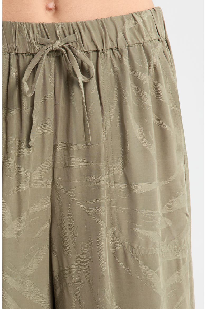 Angie Jacquard Palazzo Ankle Pants, Alternate, color, SOFT GREEN