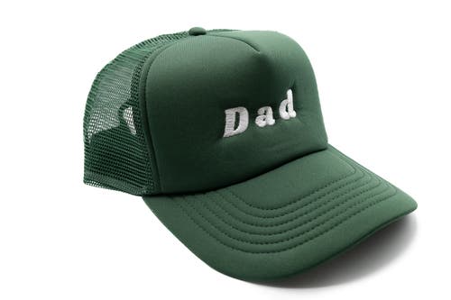 Rey To Z Dad Foam Trucker Hat In Green