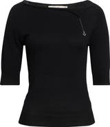 Paloma Wool Cain Crystal Tassel Cotton Sweater