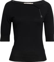 Paloma Wool Cain Crystal Tassel Cotton Sweater