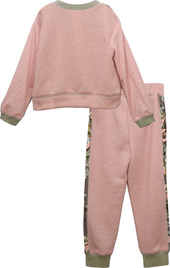 Kids' Mixed Print Top & Joggers Set